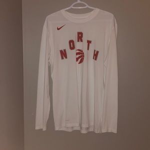 White Nike Raptors Longsleeve